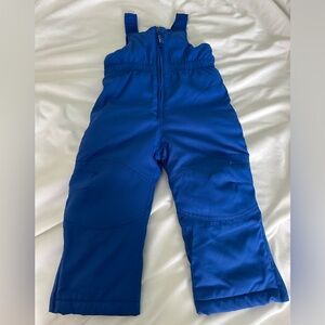 Like New! L.L. Bean Boys snow bibs. Size 3T, Blue
